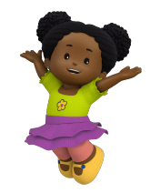 Little People Tessa Jumping