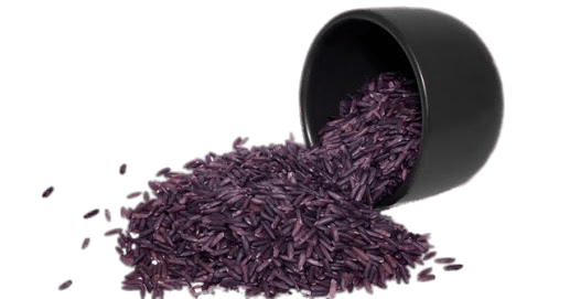 Spilled Pot Of Purple Rice