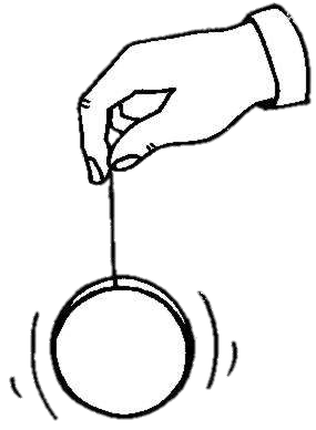 Hand Holding Yo Yo Toy