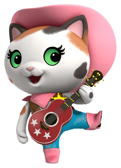Sheriff Callie With Her Guitar