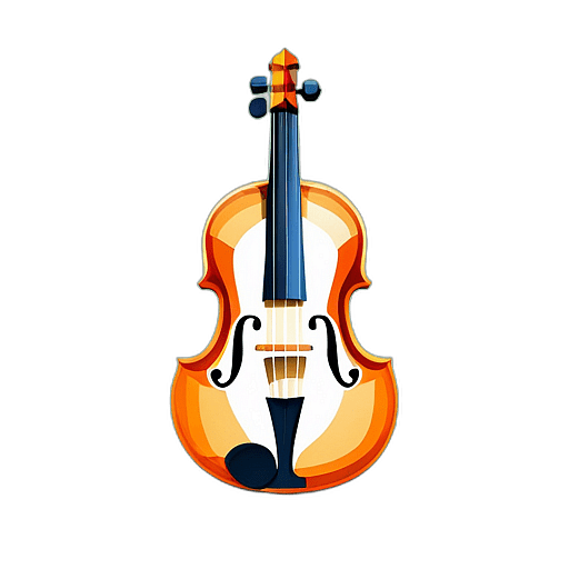 Low poly viola app icon