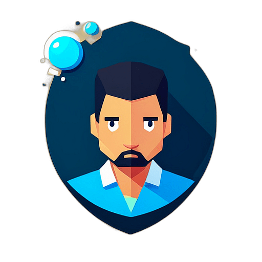 Parenting, Minimalist App Icon - Circle Icon Bevel Border