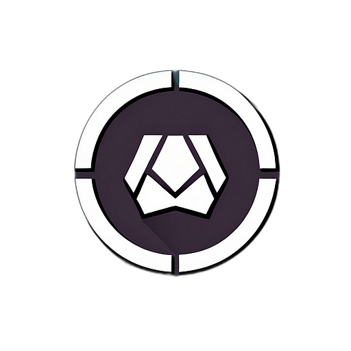 Games - Action, Minimalist App Icon - Circle Icon Bevel Border