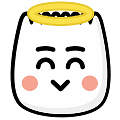TikTok Angel Emoji