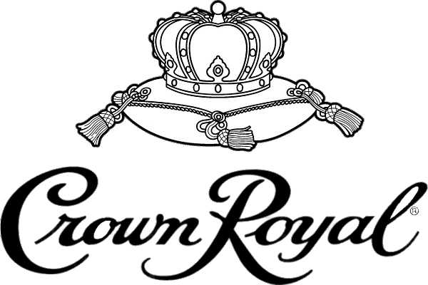 Crown Royal Logo and Symbol Black and White