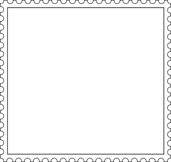 Double Edge Stamp Background