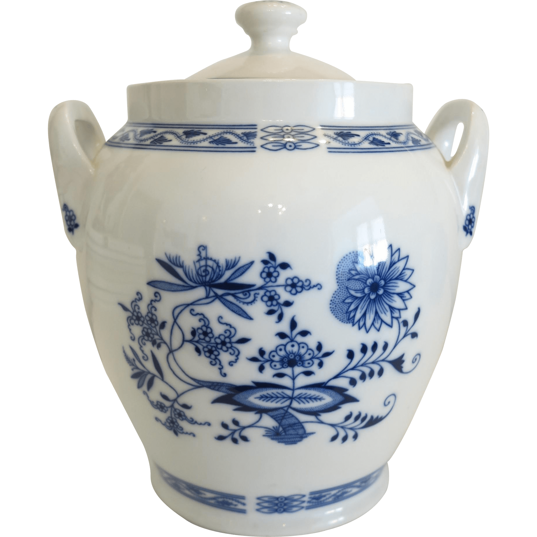 Hand Painted Porcelain Jar