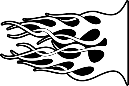 Tribal Flames Tattoo