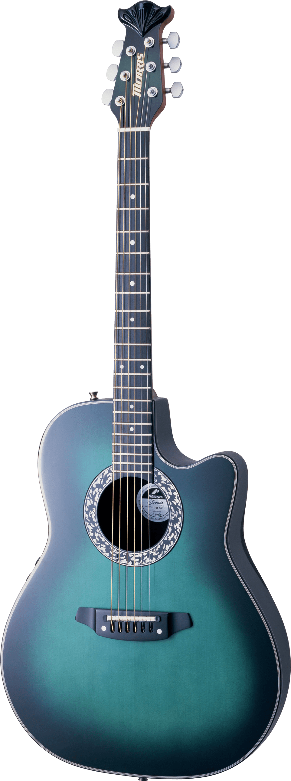 Acoustic Blue Guitar