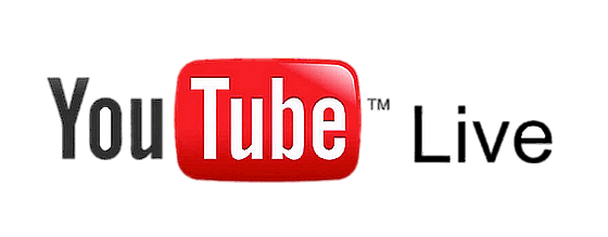 YouTube Live logo landscape