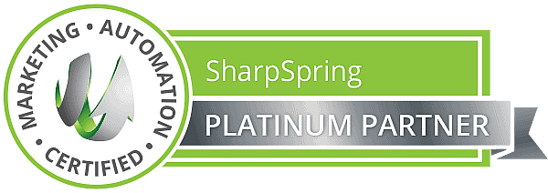 SharpSpring Platinum Partner logo seal