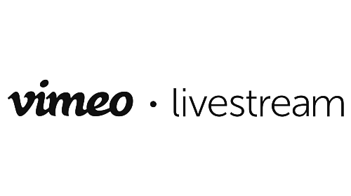 Vimeo Livestream black 