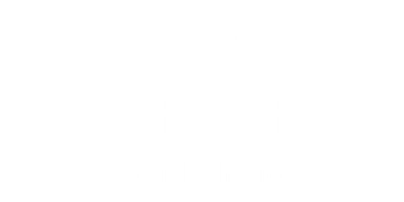 Meltwater white logo and slogan