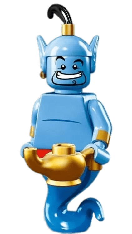 Lego Genie Holding Lamp