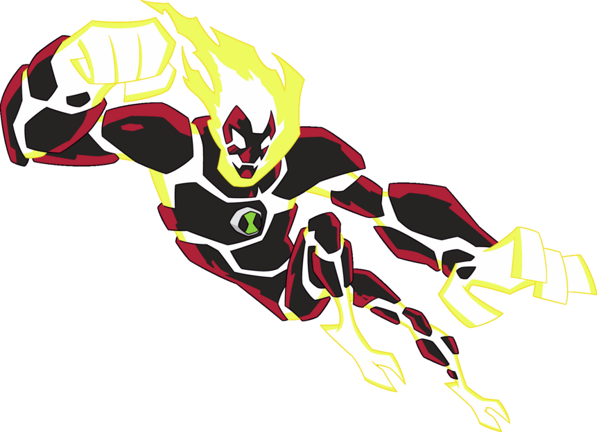 Ben 10 Heatblast Striking