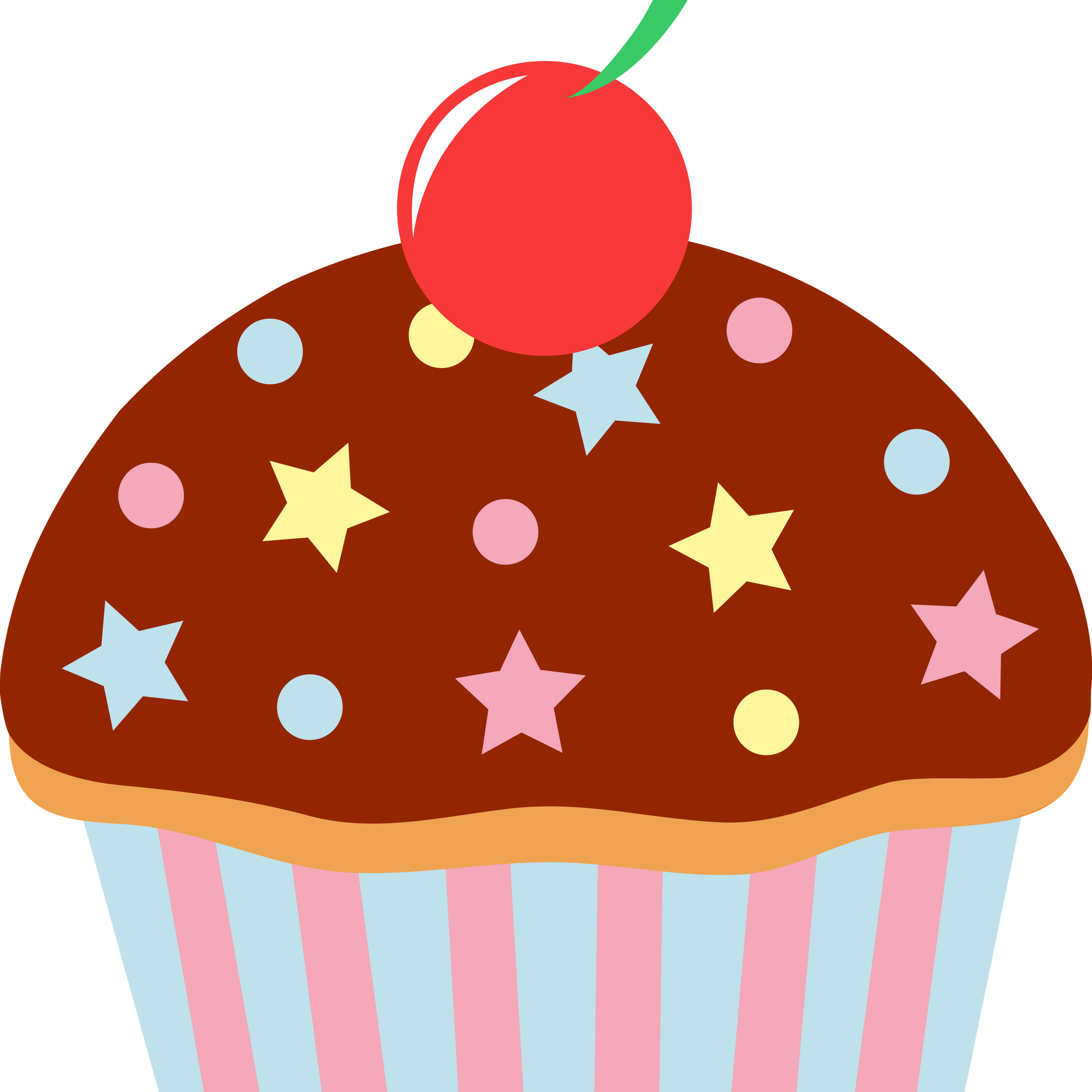 Cartoon Cupcake