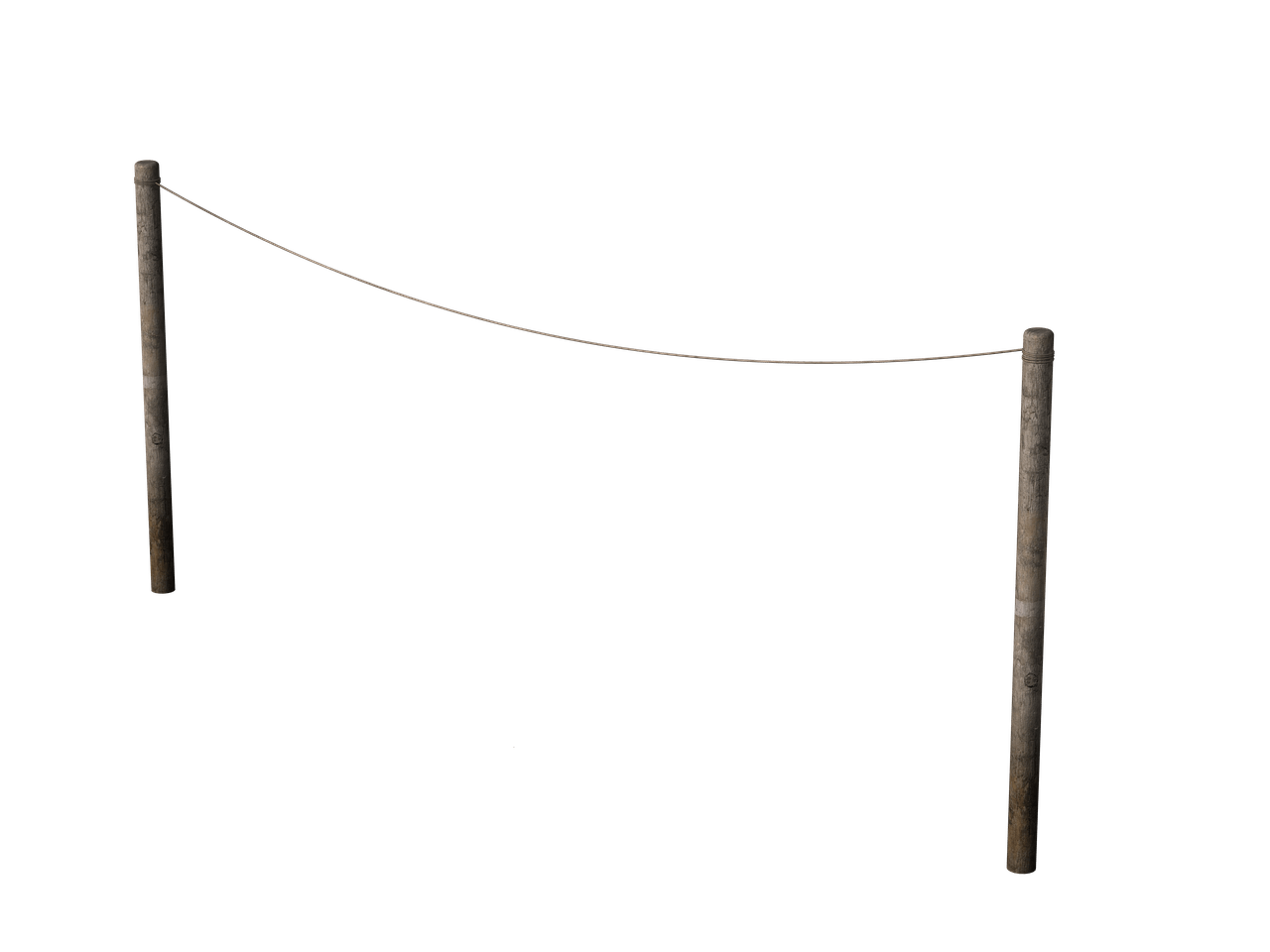 Washing Line Side View