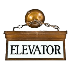 NY Elevator Sign