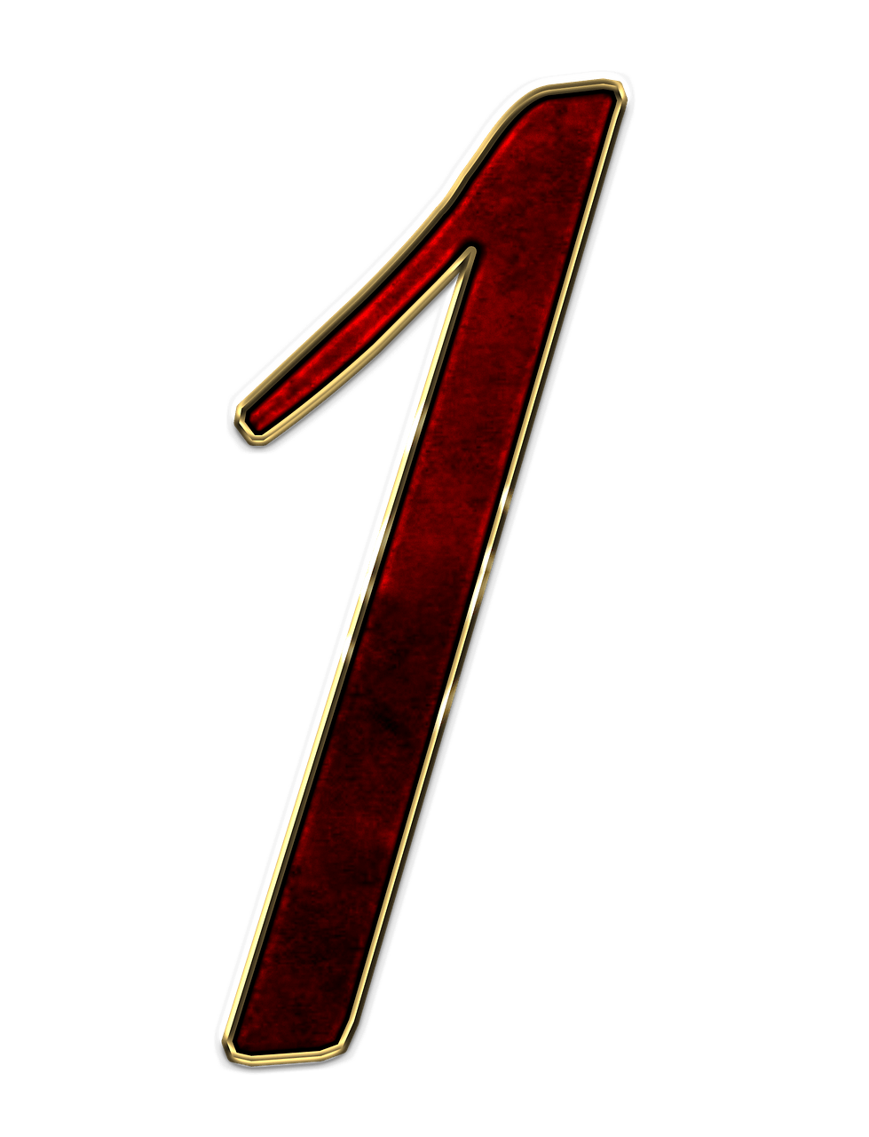 Number 1 Red