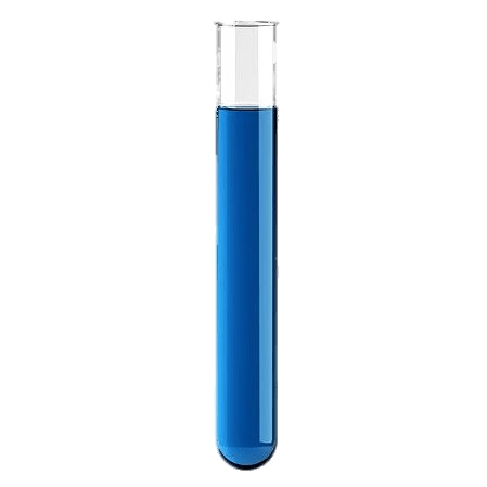 Test Tube Blue Liquid
