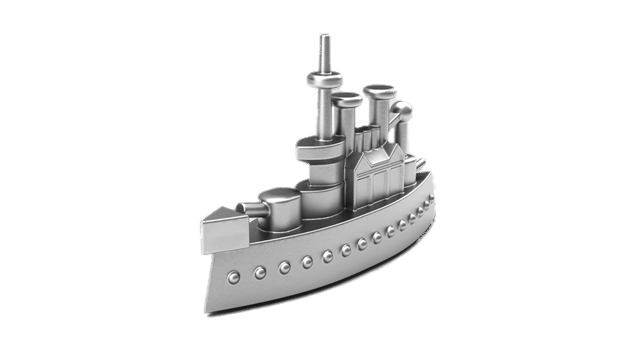 Monopoly Game Piece Battleship