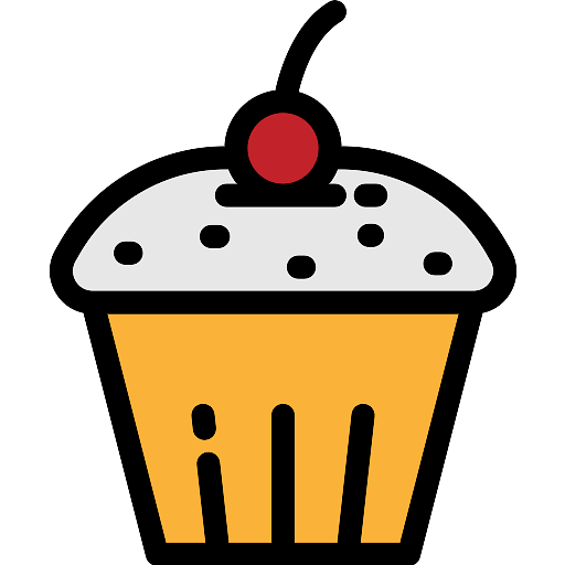 Muffin With Cherry On Top Icon
