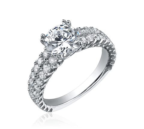 Silver Ring With Diamond Jewelry