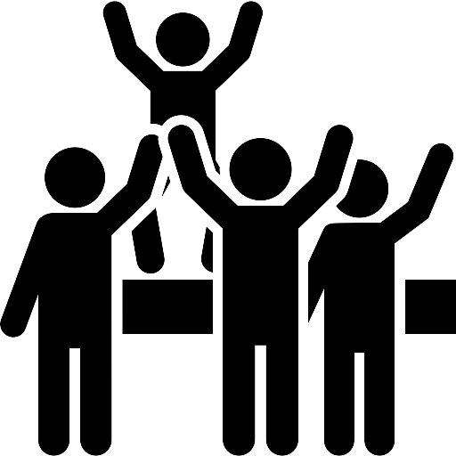 Cheering Crowd at Concert Icon