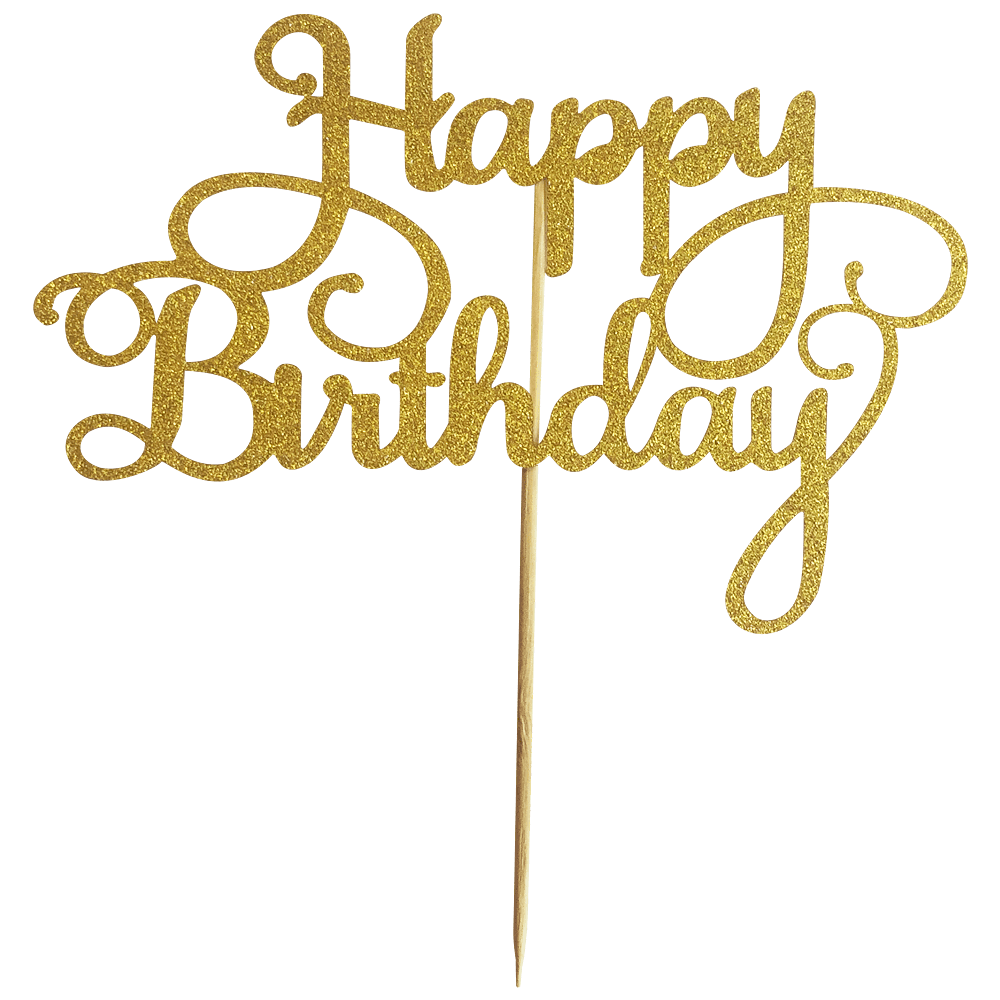 Happy Birthday Cake Topper