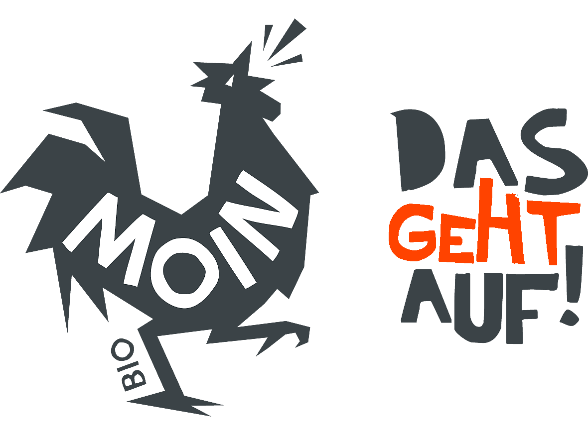 Moin Bio Backwaren logo and slogan