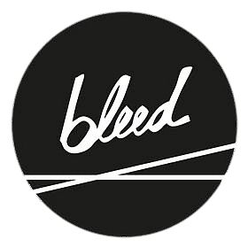 Bleed logo round