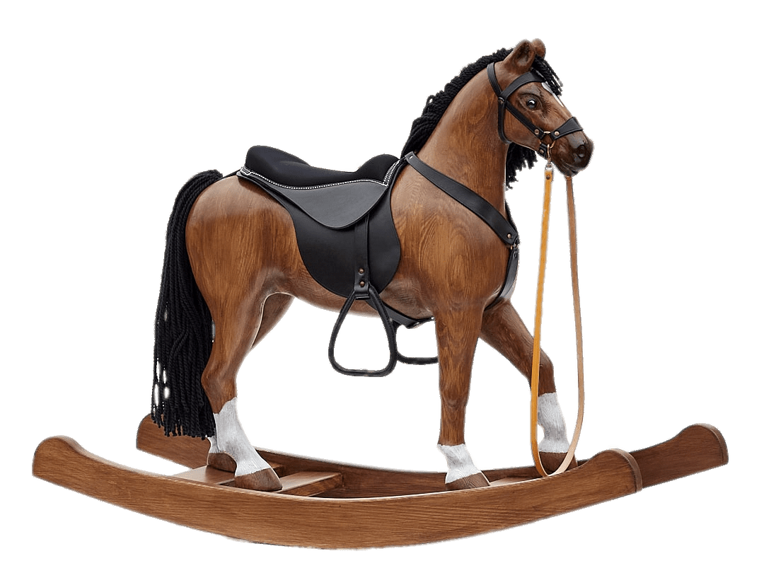 Large Realistic Rocking Horse