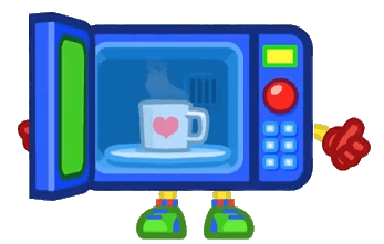 Micro Dave the Popty Ping Cup Inside