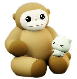 Pak Atan With Bingo on His Lap