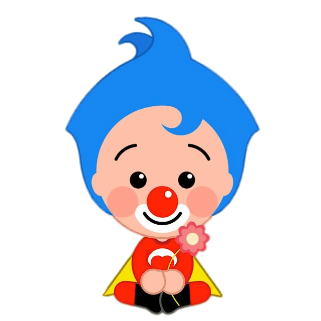 Plim Plim Holding A Flower