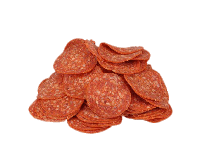 Pile Of Pepperoni Salami Slices