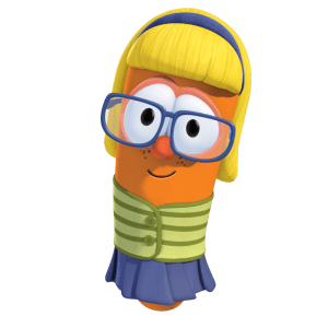Laura the Carrot Wearing Glasses