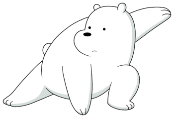 Ice Bear Doing Exercices