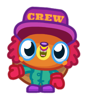 Fitch the Flat Tailed Fuzzle Waving