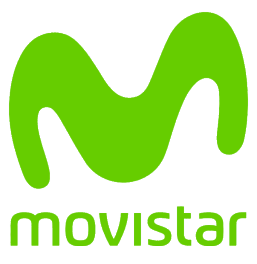 Movistar full logo green