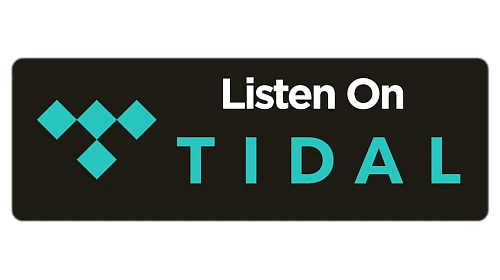 Available on Tidal color logo button