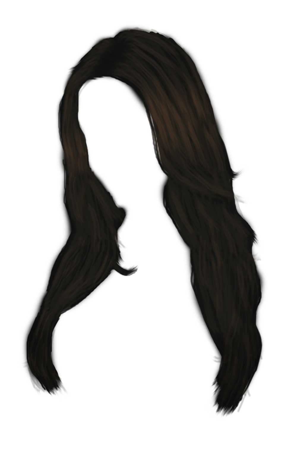 Long Black Women Hair