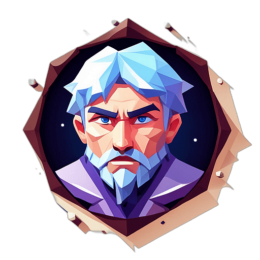 North Wind, Fairytale Character - Circle App Icon | Fan Art