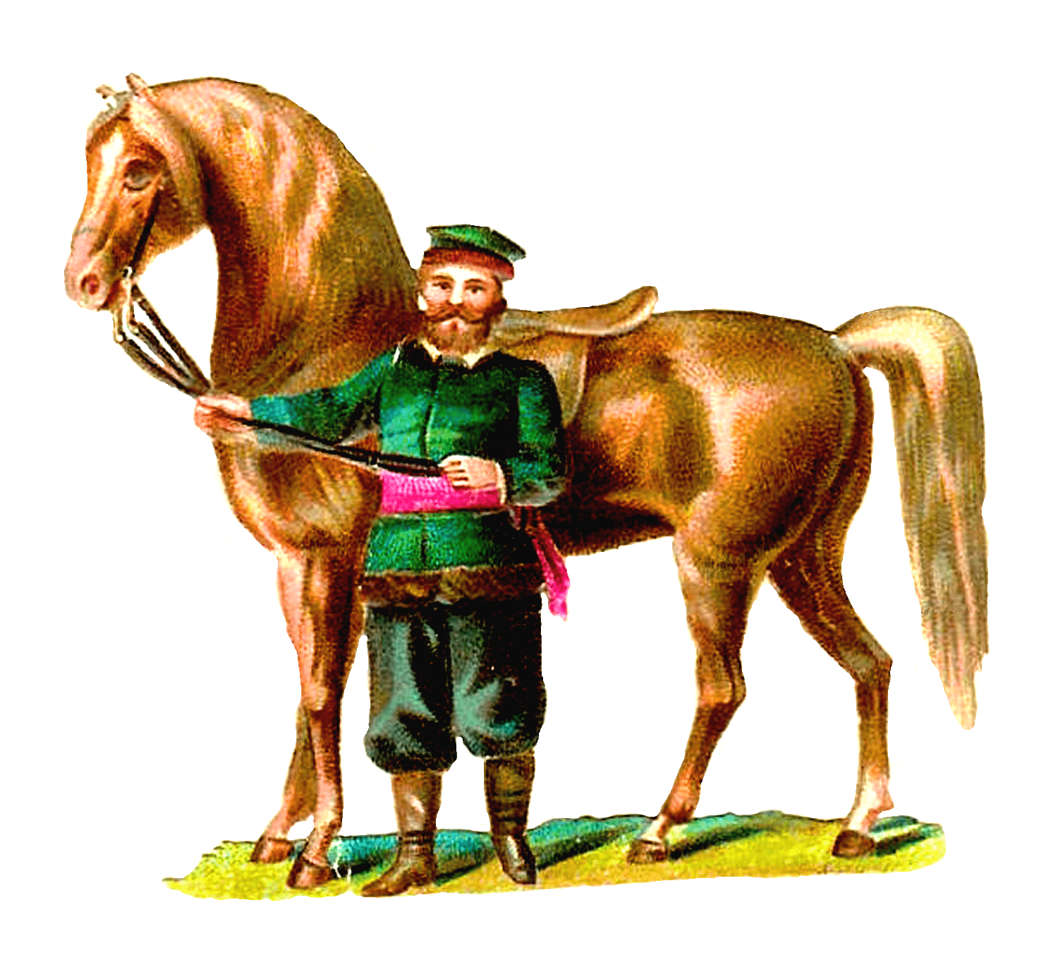 Vintage Horse and Rider