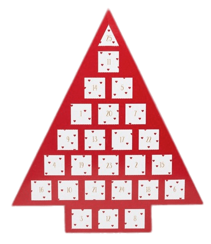 Red Tree Advent Calendar