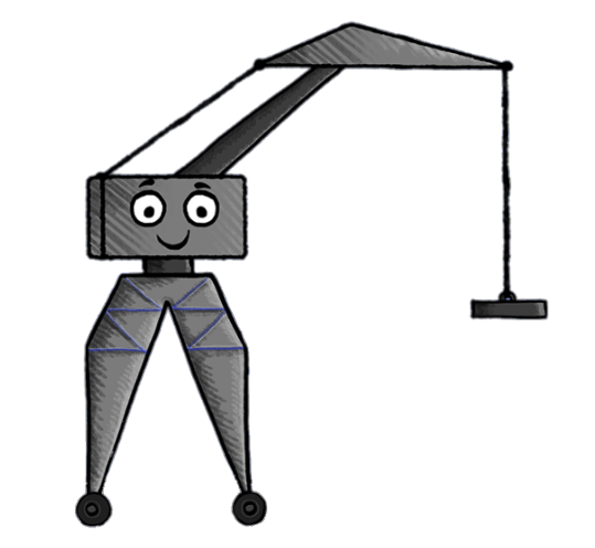 Toot Character Wayne the Crane