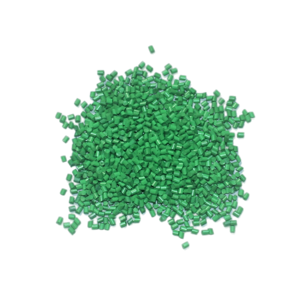 Green Plastic Pellets