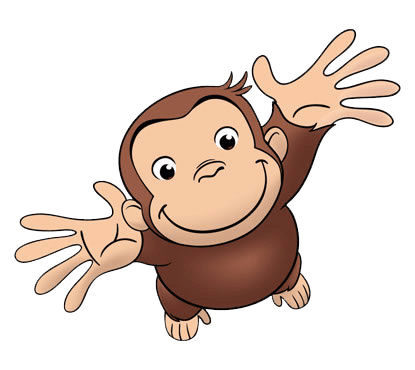 Curious George Looking Up