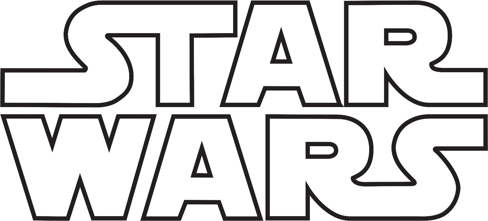 Star Wars Logo Black