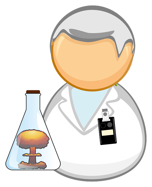 Nuclear Scientist Icon
